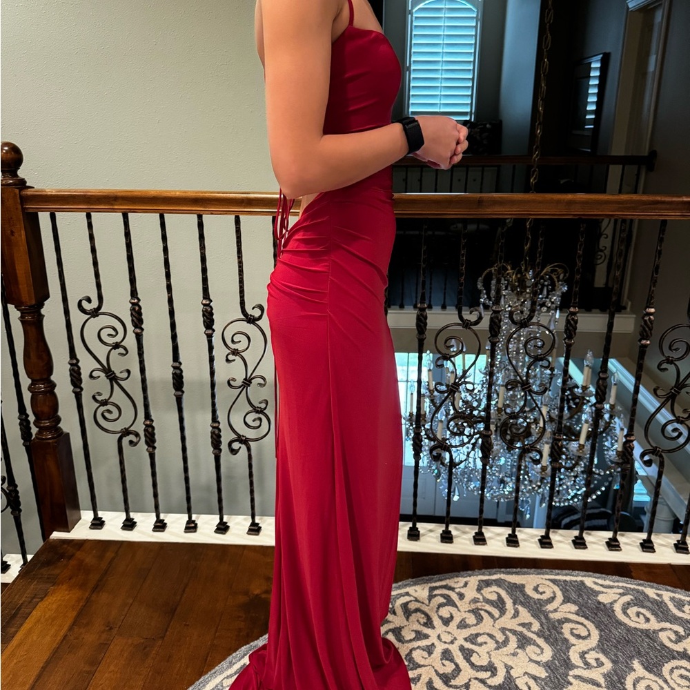 Red LA FAMME dress size 4!